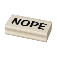NOPE (wie in NO, abgelehnt, abgelehnt)