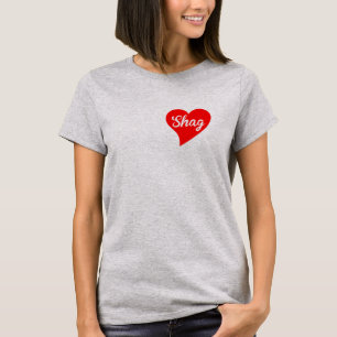 Noppe-Rot-Herz T-Shirt