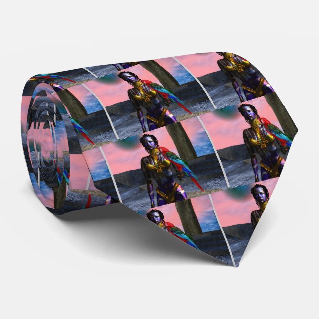 NORA CYBER WARRIOR KRAWATTE (Gerollt)