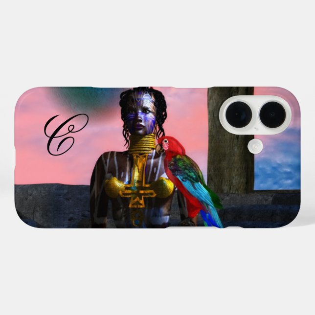 NORA CYBER WARRIOR MONOGRAM Science Fiction iPhone 16 Hülle (Rückseite (Horizontal))