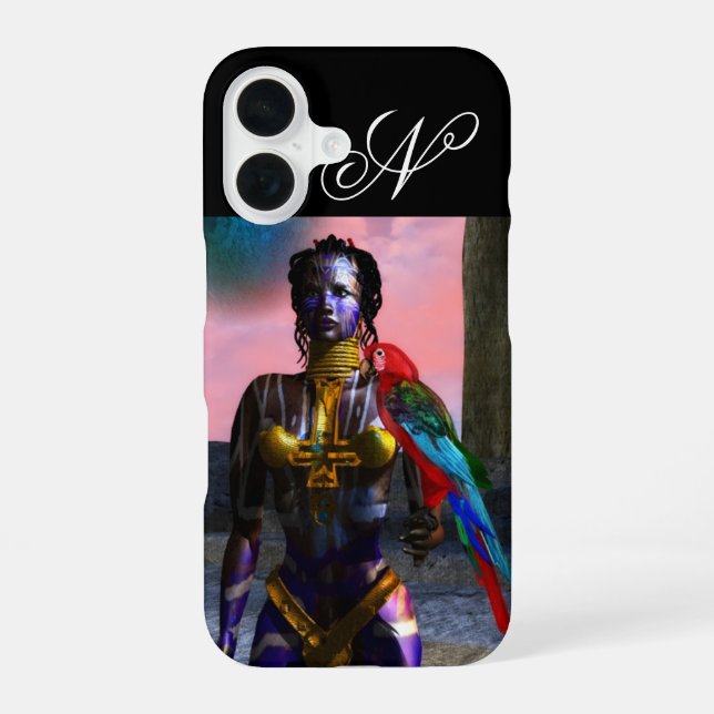 NORA CYBERKRIEGER MONOGRAMM iPhone 16 HÜLLE (Rückseite)