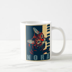 Nora Die Klavierkatze - Posterisiert Kaffeetasse