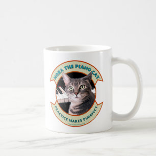 Nora Die Klavierkatze Tasse 001
