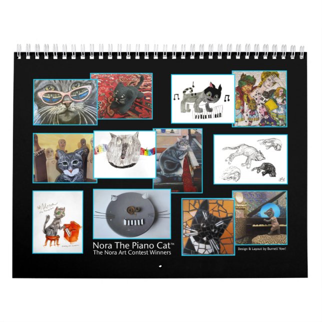 Nora The Piano Cat: Art Contest Kalender (Titelbild)