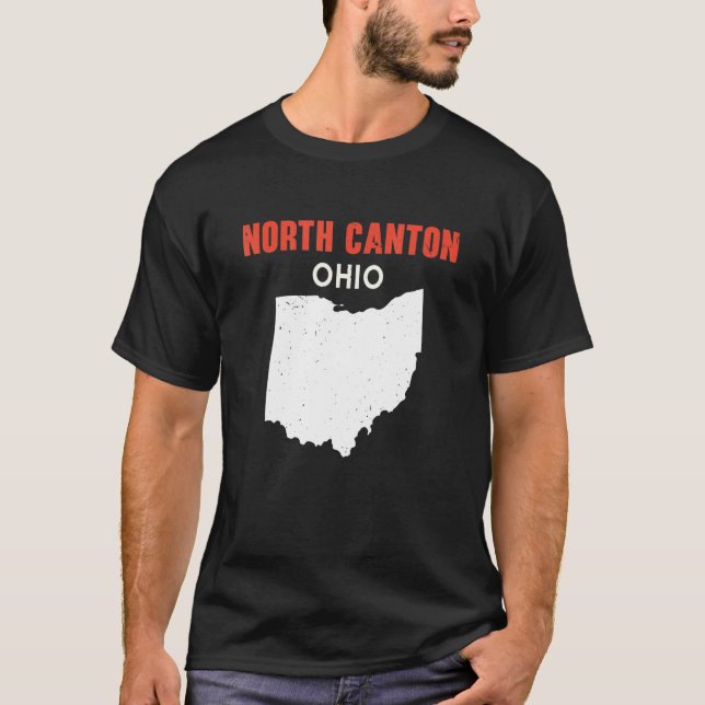 Nord Canton Ohio USA Staat America Travel Ohioan T-Shirt (Vorderseite)
