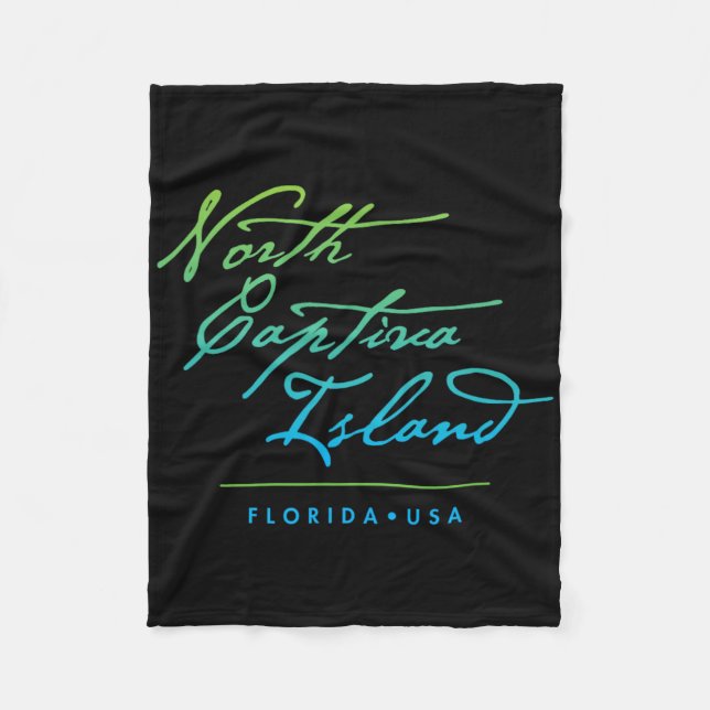 Nord-Captiva-Insel Florida  Fleecedecke (Vorderseite)