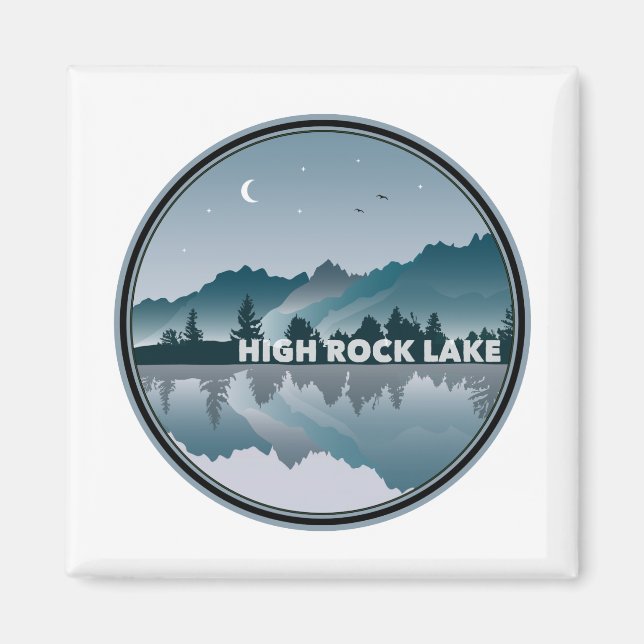 Nord-Carolina-Reflektion Magnet (Vorne)