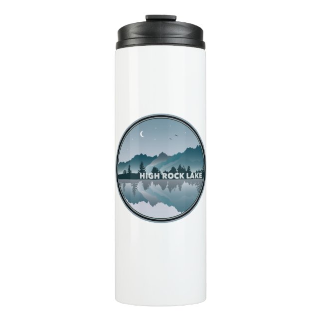 Nord-Carolina-Reflektion Thermosbecher (Vorderseite)