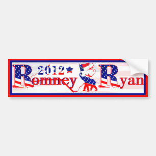 Nord-Carolina Romney und RyanAutoaufkleber 2012 Autoaufkleber