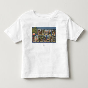 Nord-Carolina (Staats-Hauptstadt/Blume) Kleinkind T-shirt