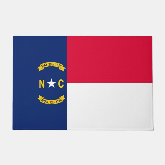 Nord-Carolina-Staatsflagge Fußmatte (Vorderseite)