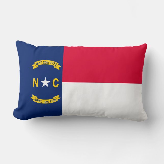 Nord-Carolina-Staatsflagge Lendenkissen (Vorderseite)