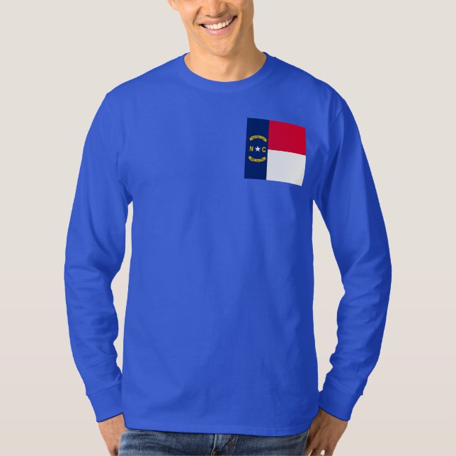 Nord-Carolina-Staatsflagge T-Shirt (Vorderseite)