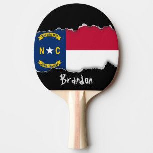 Nord-CarolinaStaats-Flagge Tischtennis Schläger