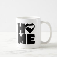 Nord-CarolinaZuhause-Herz-Staats-Tasse oder