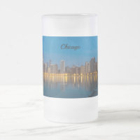 Nord-Chicago-Stadtbild Mattierte Tasse