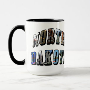 Nord-Dakota-Bildtext Tasse