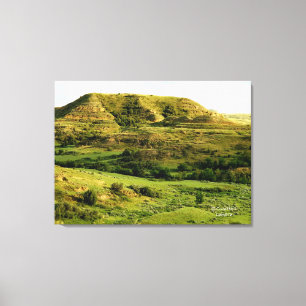 Nord-Dakota-Sommerlandschaft1 Leinwanddruck