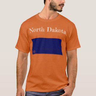 Nord-Dakota-Staaten [Navy Blue Design] T-Shirt