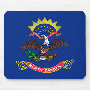Nord‑Dakota‑Staatsflagge Mousepad
