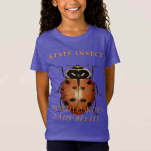 Nord-Dakota-Territorium Insekt Der Marienkäfer T-Shirt