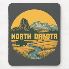 Nord Dakota USA Mousepad