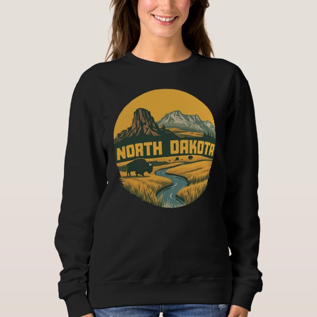 Nord Dakota USA Sweatshirt (Vorderseite)
