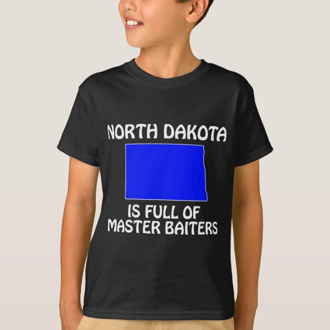 Nord-Dakota - voller Master-Baiters T-Shirt (Vorderseite)
