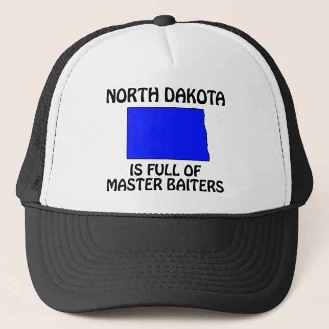 Nord-Dakota - voller Master-Baiters Truckerkappe (Vorderseite)