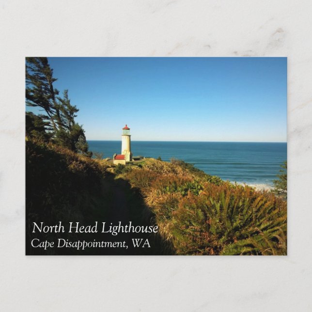 Nord Head Leuchtturm, Cape Enttäuschung, WA Postkarte (Vorderseite)