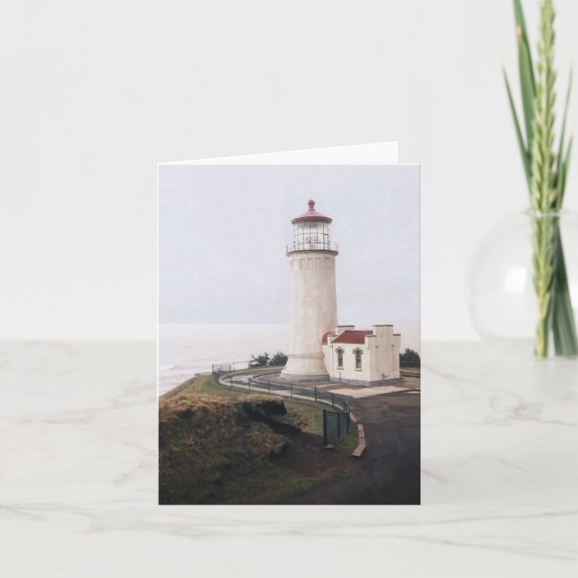 Nord Head Lighthouse Note Card - Leere Karte (Vorderseite)
