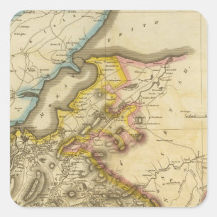 Nord Inverness Shire 2 Quadratischer Aufkleber