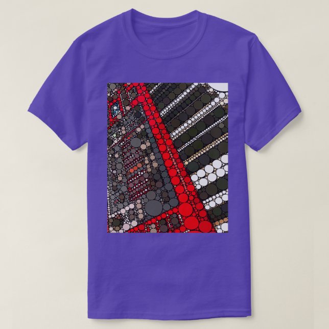 Nord Keyboard Abstrakt Keyboarder Piano Synth Gra T-Shirt (Design vorne)