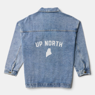 Nord-Maine-Text Jeansjacke