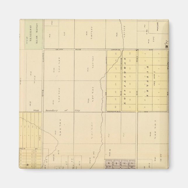 Nord-Omaha, Nebraska Magnet (Vorne)