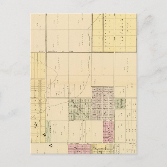 Nord-Omaha, Nebraska Postkarte (Vorderseite)