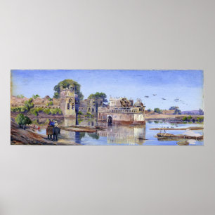 Nord - Palast von Padmini im Fort, Indien Poster
