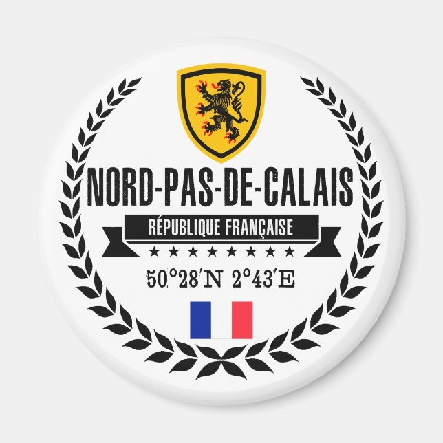 Nord-Pas-de-Calais Magnet (Vorne)