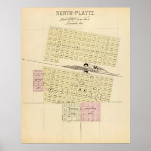 Nord Platte, Nebraska Poster