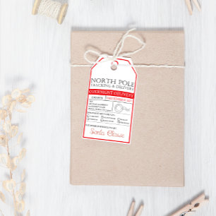 Nord-Pole Weihnachtsmann Weihnachten Geschenkanhänger