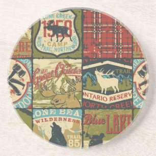 Nord-Territorien-Abenteuer: Symbolische Patchwork Getränkeuntersetzer