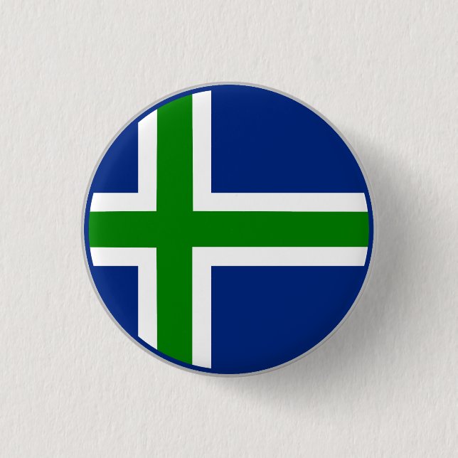Nord-Uist-Flagge Button (Vorderseite)