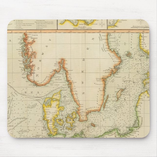 Nord- und Ostsee Mousepad (Vorne)