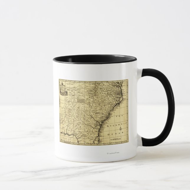 Nord- und Süd-Carolina & Georgia - Panoramaausblic Tasse (Rechts)