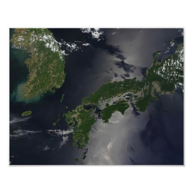 Nord- und Südkorea, Fotodruck (Vorne)