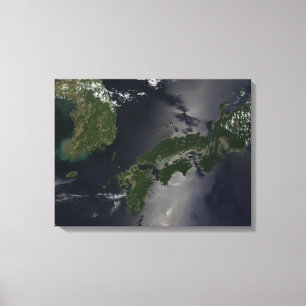 Nord- und Südkorea, Leinwanddruck