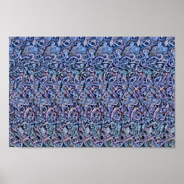 Nord - Versteckter 3D-Druck Poster (Vorne)