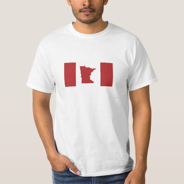Nord (von der Grenze) Stern-Staats-Shirt T-Shirt (Vorderseite)
