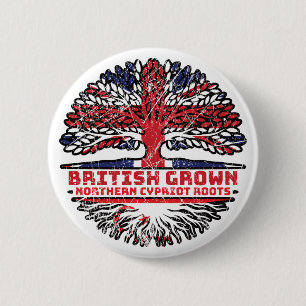 Nord-Zypern Nord-Zyprer Britischer Tree Button