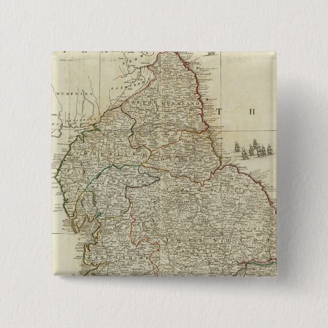 Nordabschnitt von England und Wales Button (Vorderseite)